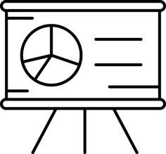 Marketing Seminar Line Tracing Svg Vector, Free Vectors File